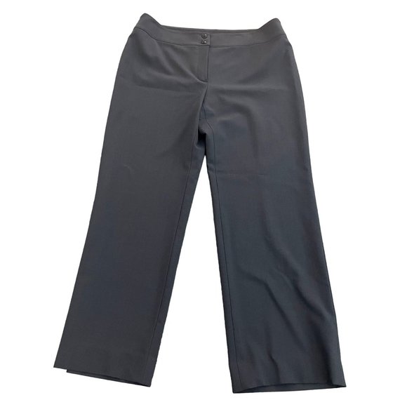 Armani Collezioni Italy Black Women's Slacks Dress Pants, Size 12 - Picture 1 of 7